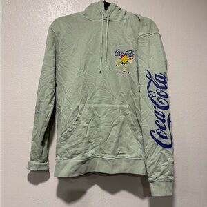 Coca Cola Light Green Men's Hoodie